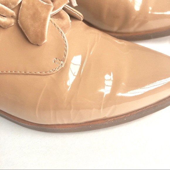Louise et Cie Adwin Blush Velvet Lace Up Oxford 7 - Picture 7 of 8